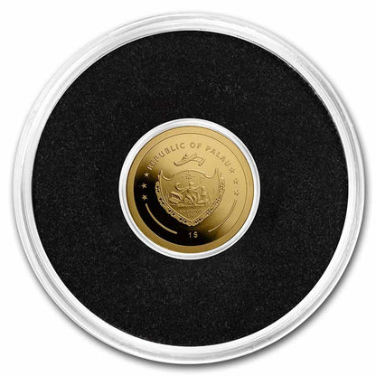 Palau .5 gram 999.9 Pure Gold $1 Basketball Coin