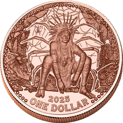 2025 mesa grande iktomi spiderman 5 oz copper coin in stock items, copper bullion, collectible coins, myths &amp; legends