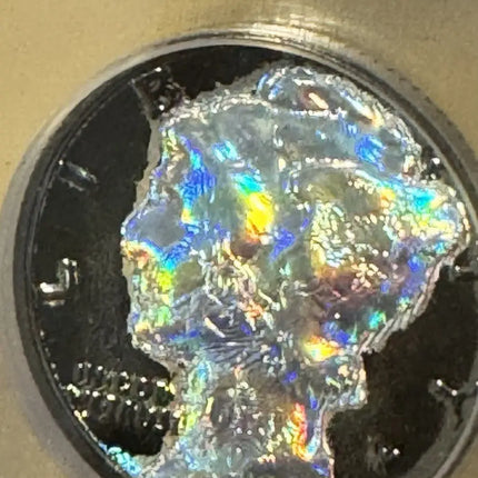 1942 Mercury Dime Ruthenium & Hologram ICG certified - 1 Of 1000 Genventro