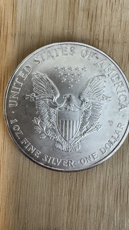 1996 Liberty Silver Dollar 1 oz .999 Fine Silver Coin