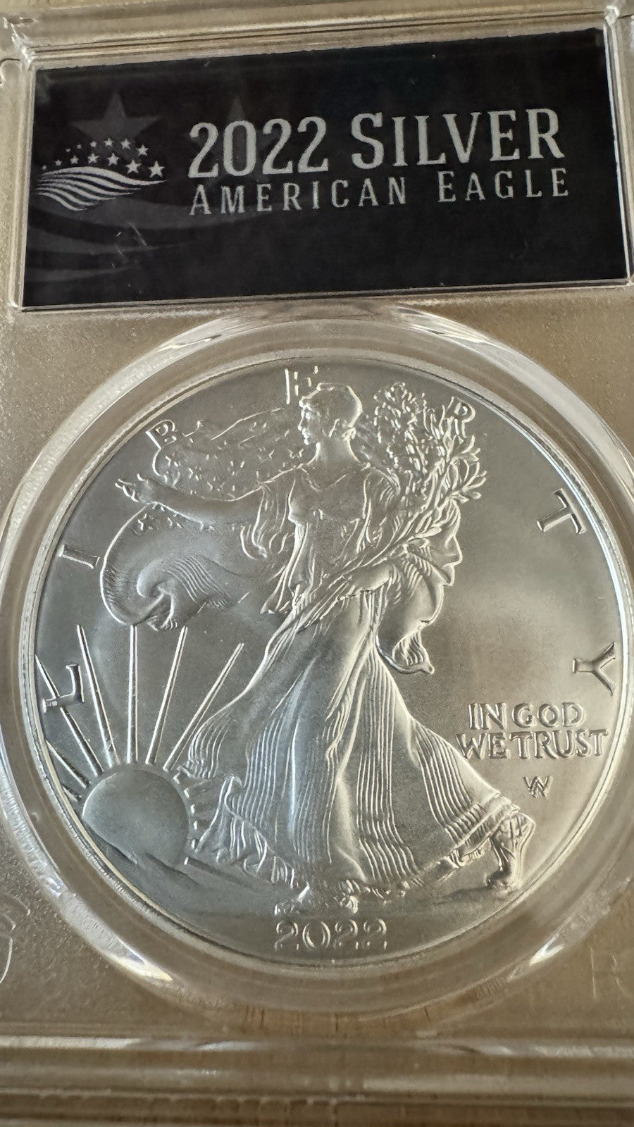 2022 American Silver Eagle - MS70 - PCGS First Strike - Black Label