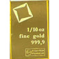 1/10th oz Au999.9 Valcambi Suisse (3.11 grams) Gold Bar