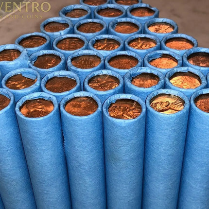 VINTAGE BLUE WHEAT PENNY ROLLS Wholesale Wheat Cents