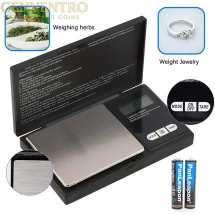 DigiWeigh DW-600BS Precision Digital Scale – 600g x 0.1g | Troy, Gram, Ounce, Grain | For Jewelry, Coins, Reloading, Scrap Metals GOLD TESTING EQUIPMENT