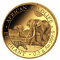 Somalia 2026 African Wildlife Elephant Au999.9 0.5g BU